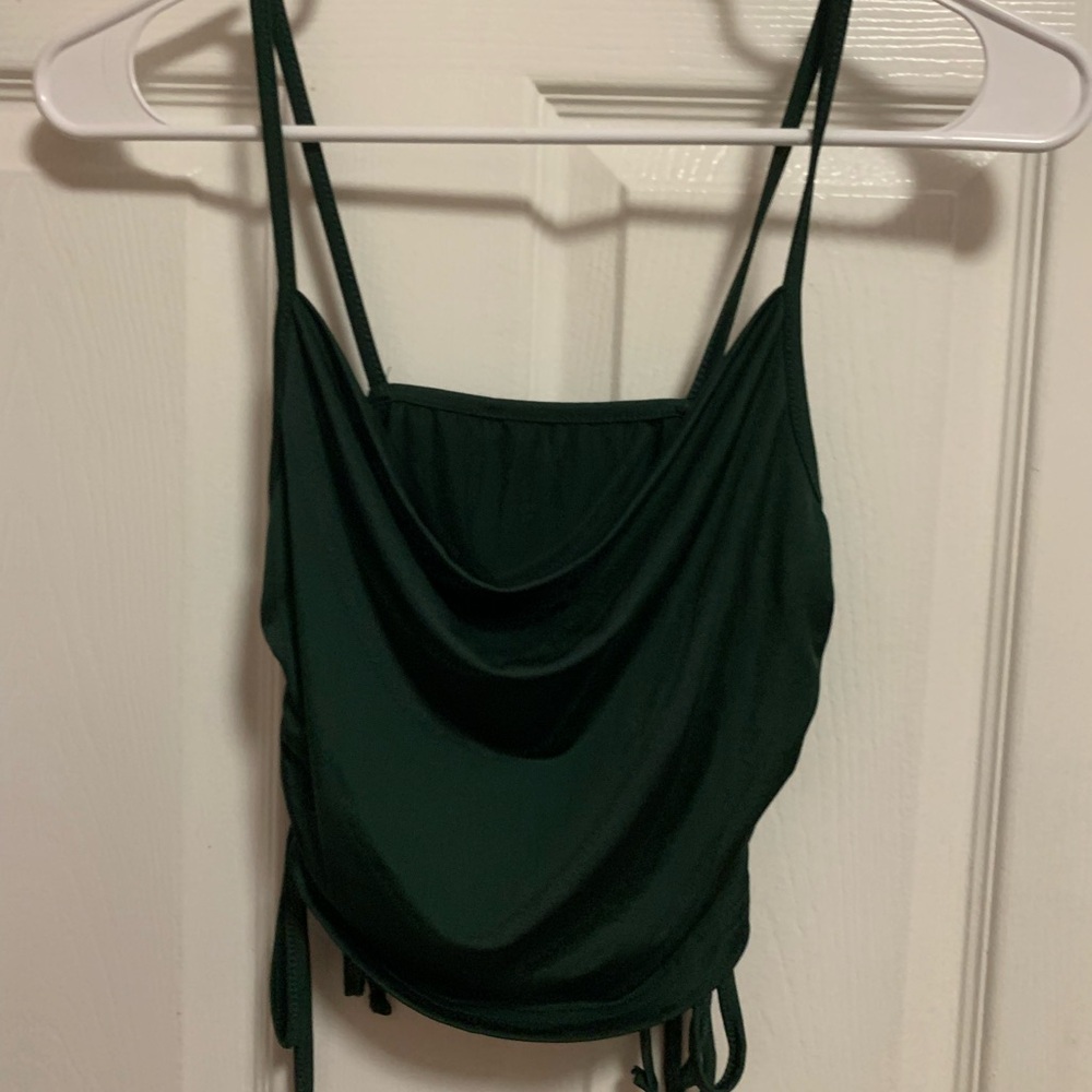 Elegant Dark Green Women's Top